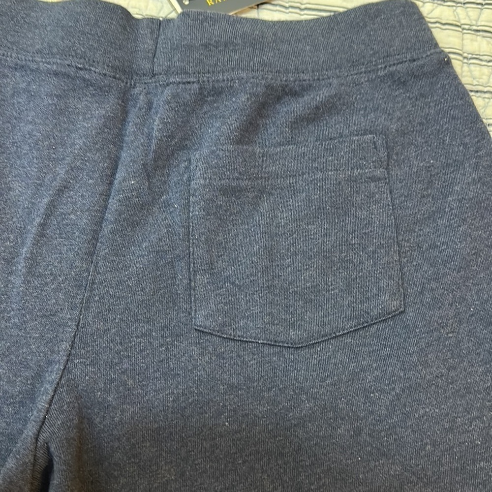 NWT Polo by  Ralph Lauren POLO Big Pony Logo Gym Shorts Blue Boy's Size … - Picture 3 of 12